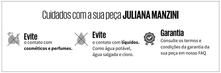 cuidados com a peça