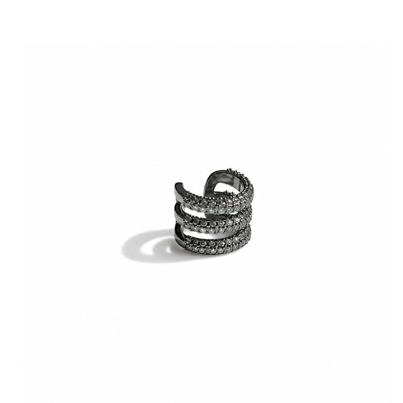 EAR CUFF AROS SHINE GRAFITE | JULIANA MANZINI