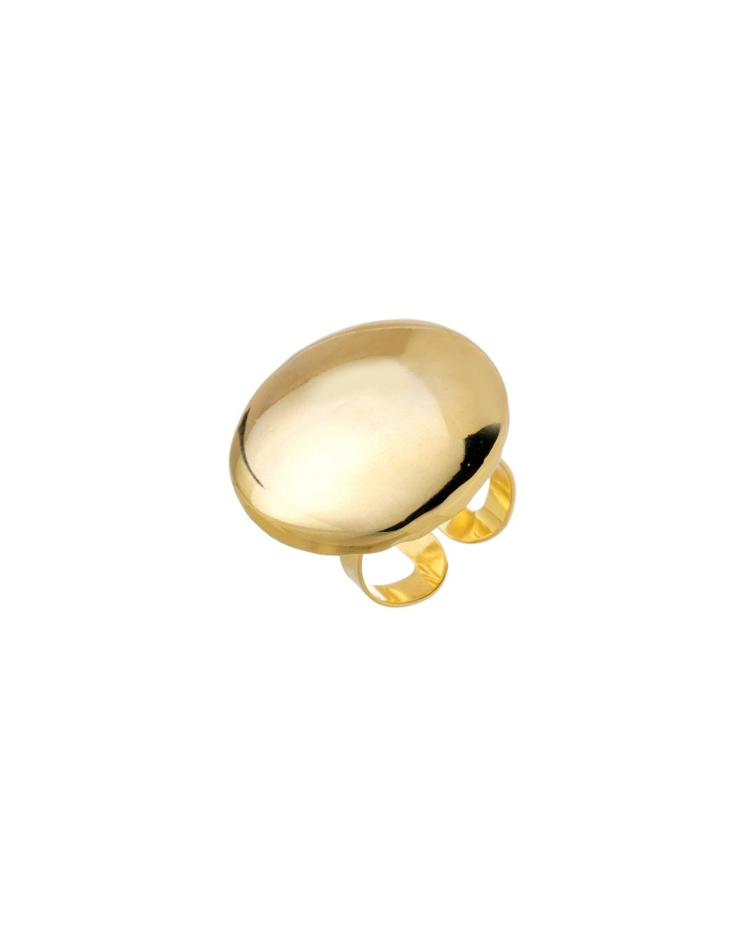 ANEL BOTÃO BOLD DOURADO | ELETROFORMAÇÃO