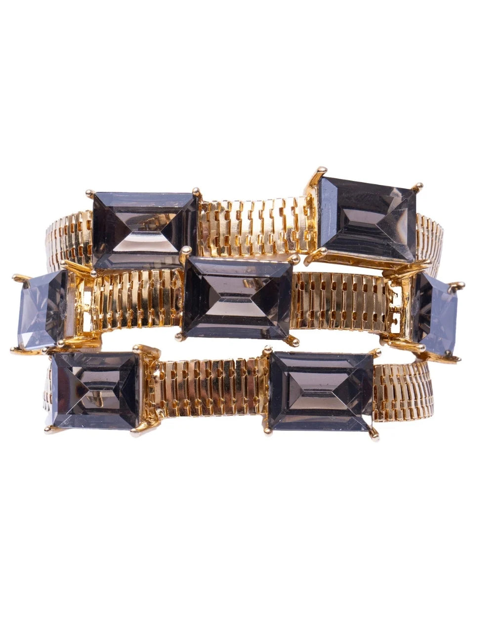 BRACELETE EXCLUSIVE BLACK DIAMOND DOURADO