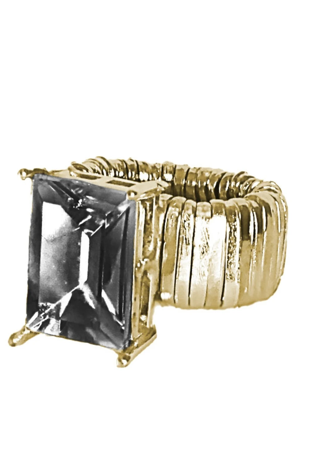 ANEL BLACK DIAMOND DOURADO