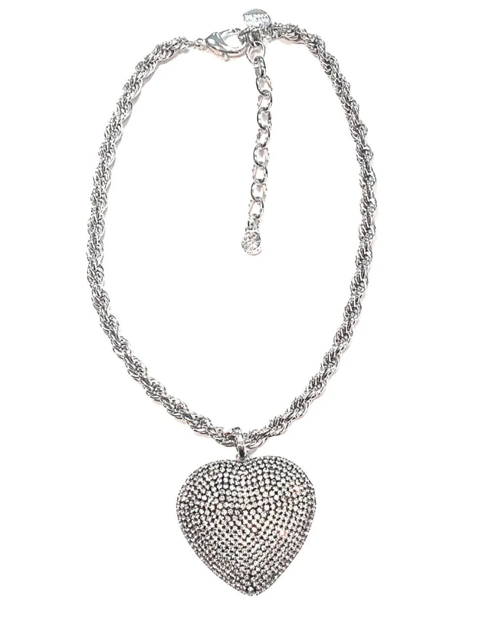 COLAR CURTO CORAÇÃO STRASS