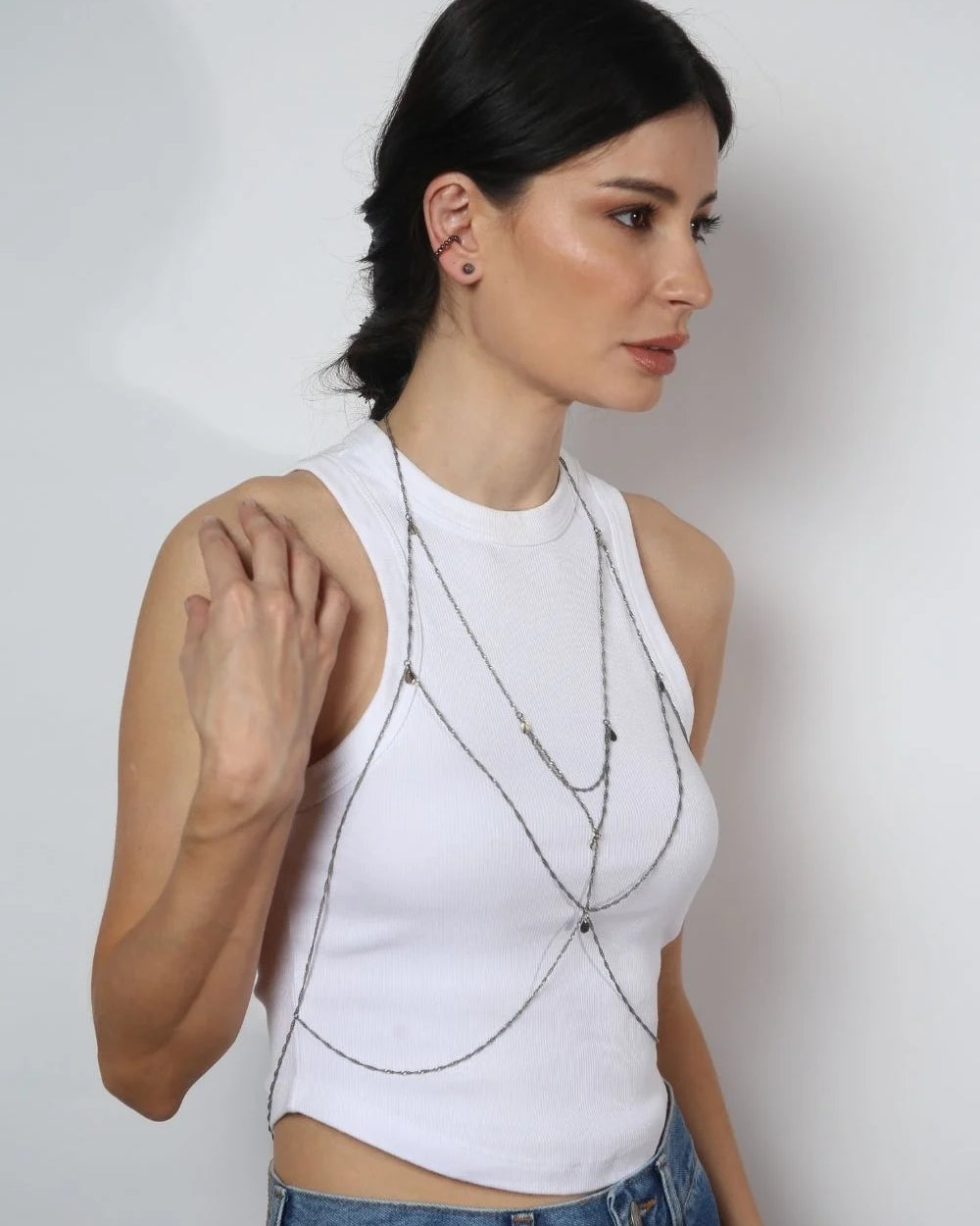 BODY CHAIN PRATA VINTAGE