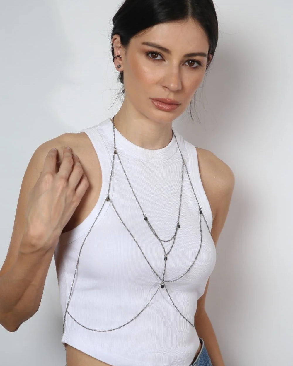 BODY CHAIN PRATA VINTAGE