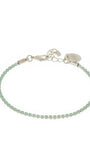 PULSEIRA STRASS VERDE CLARO PRATEADO