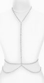 BODY CHAIN AURA CRISTAL PRATEADO