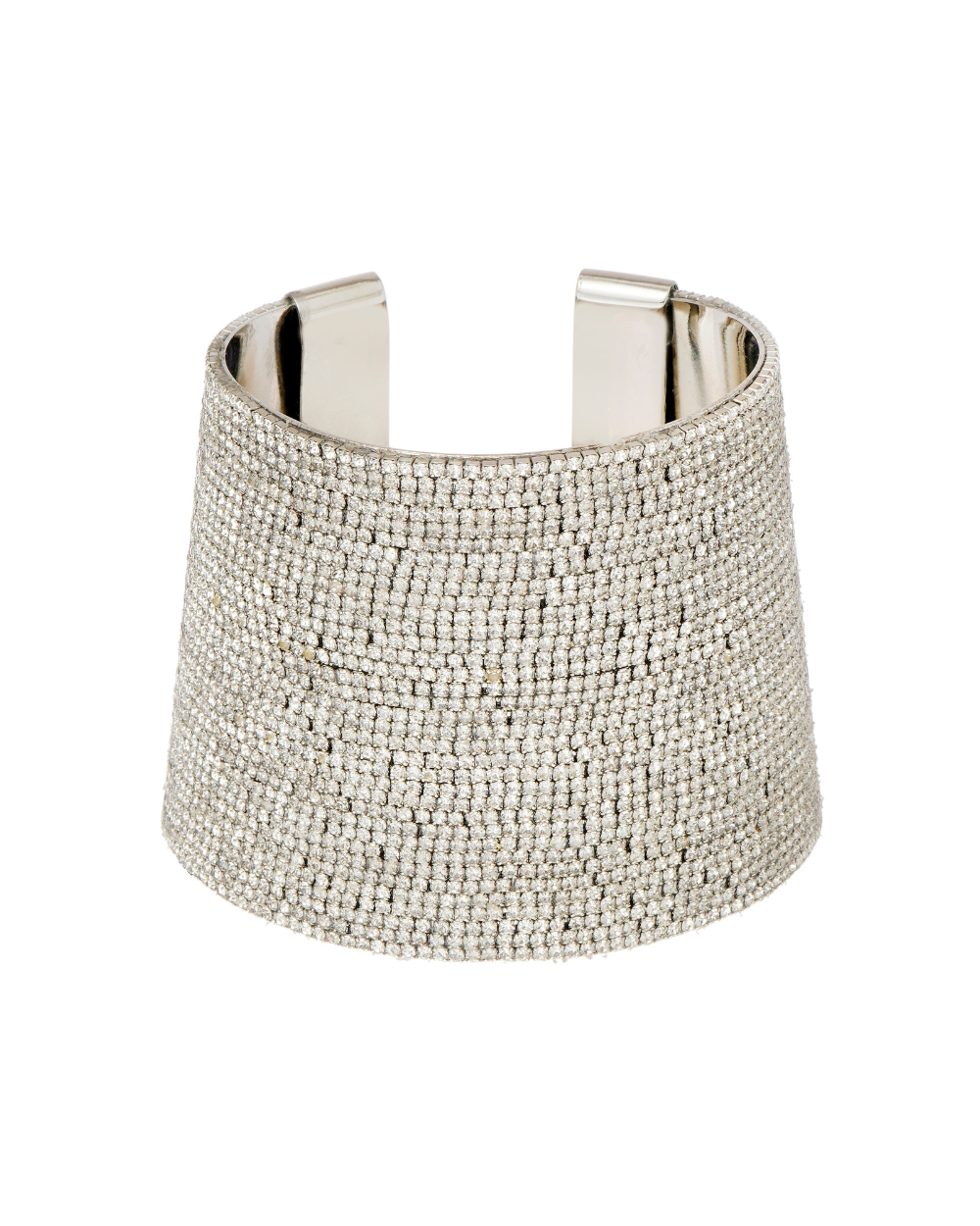 MAXI BRACELETE SHINE CRAVEJADO PRATEADO
