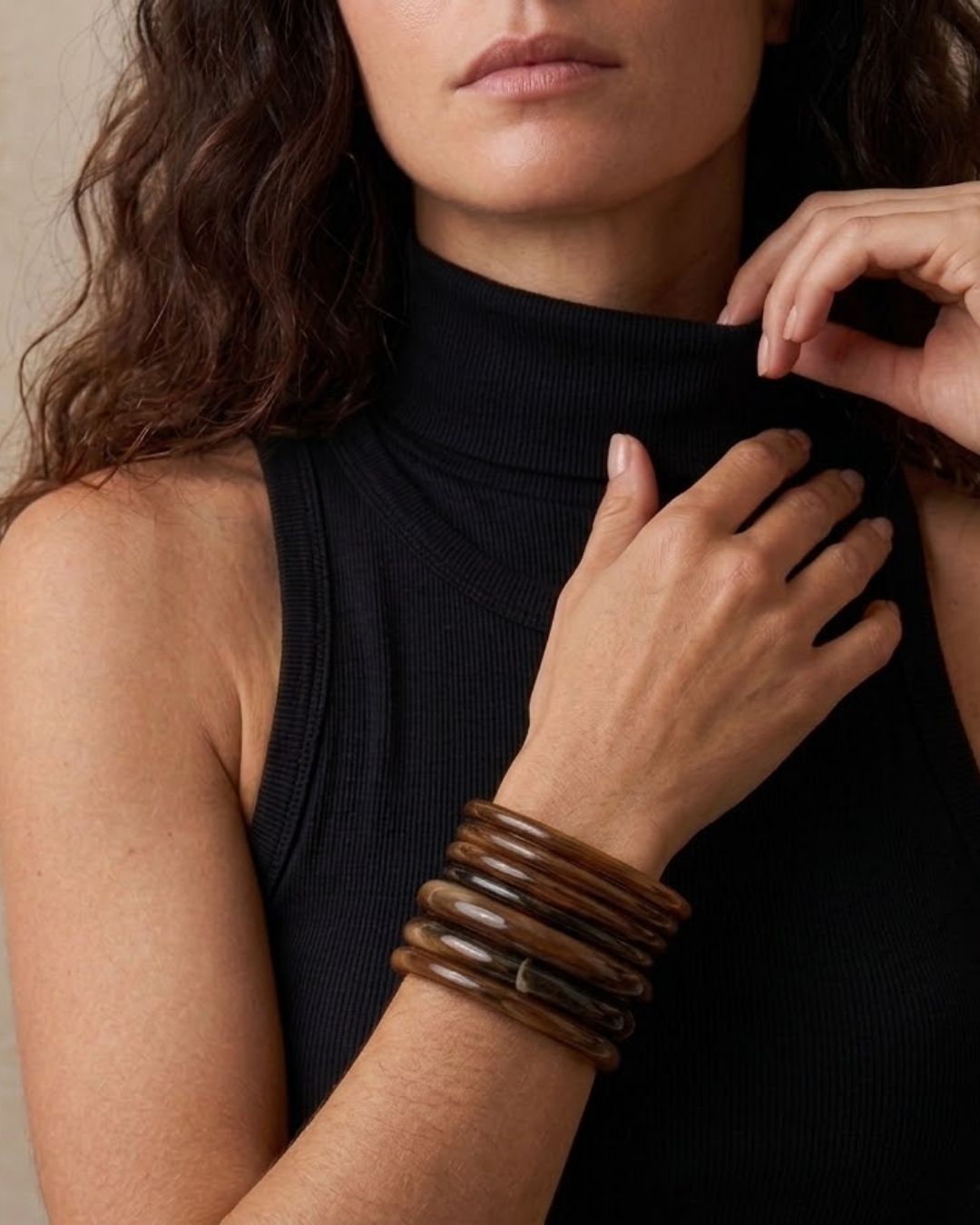 KIT DE PULSEIRAS MARROM