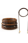 KIT DE PULSEIRAS MARROM