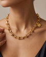 Colar Elos dourado