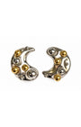 BRINCO MEIA LUA MIX & MATCH PRATEADO