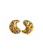 BRINCO MEIA LUA MIX & MATCH DOURADO