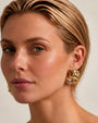 BRINCO MEIA LUA MIX & MATCH DOURADO