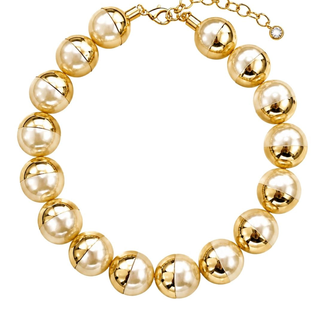 COLAR PÉROLA DOURADO
