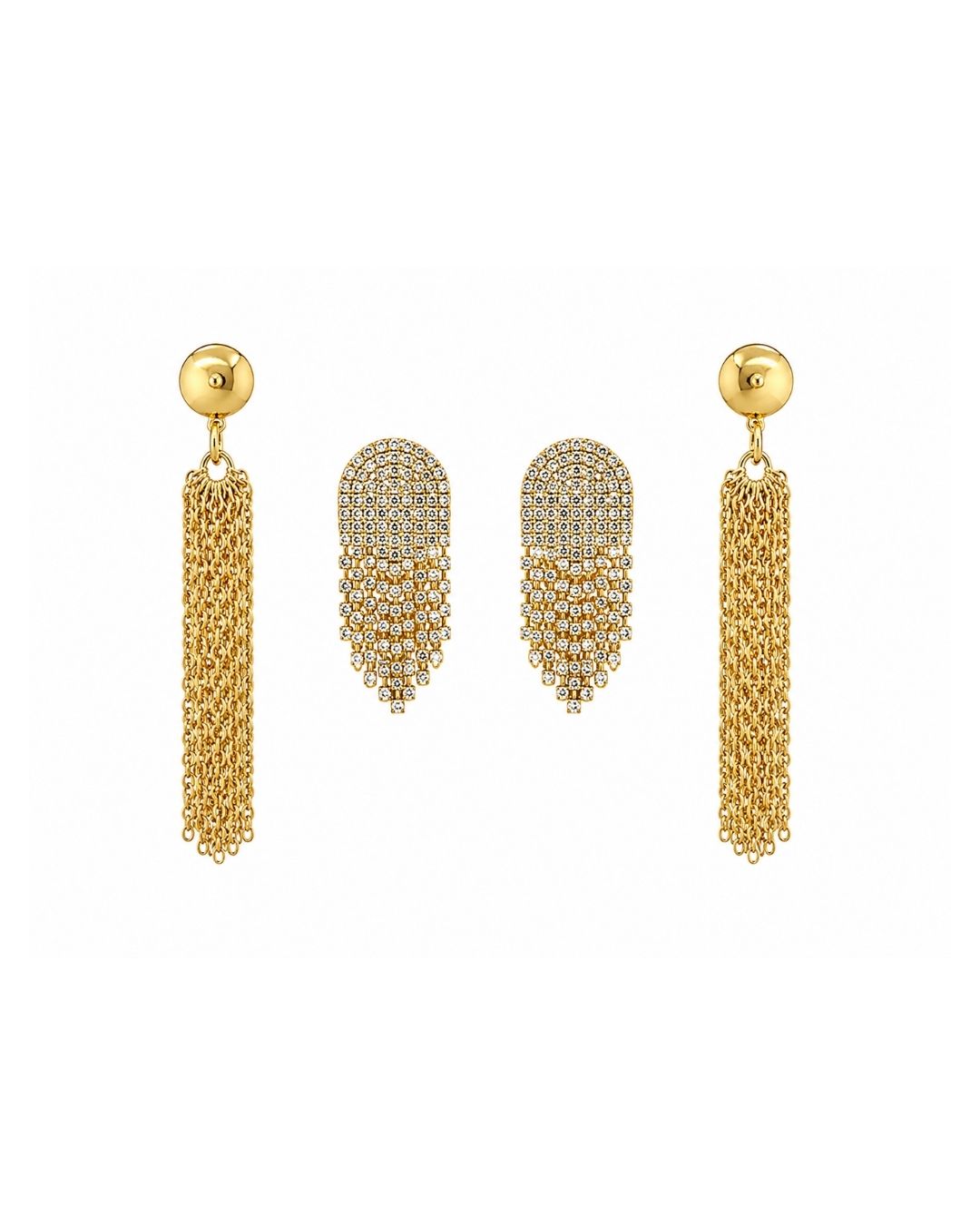 BRINCO SHINE CORRENTE HANDMADE DOURADO
