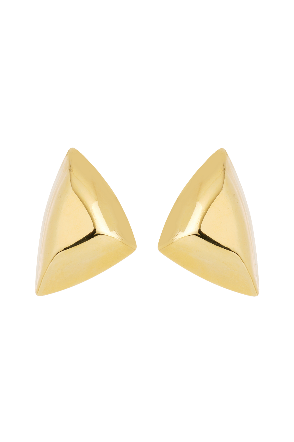 Brinco Metallo Triângulo Essencial Dourado