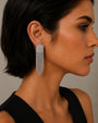 Brinco Shine corrente Handmade prateado