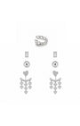 KIT DE BRINCO HEART COM EAR CUFF DESIGN