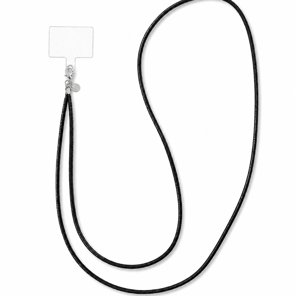 Alça de Celular Shine com Suporte Prateado