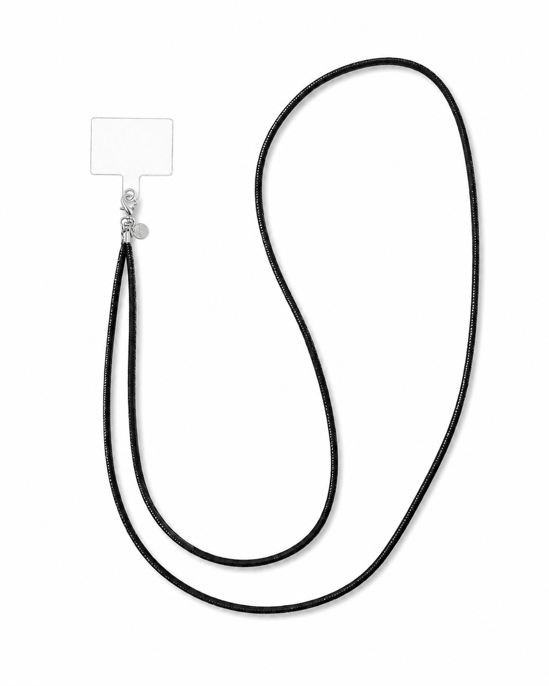 Alça de Celular Shine com Suporte Prateado