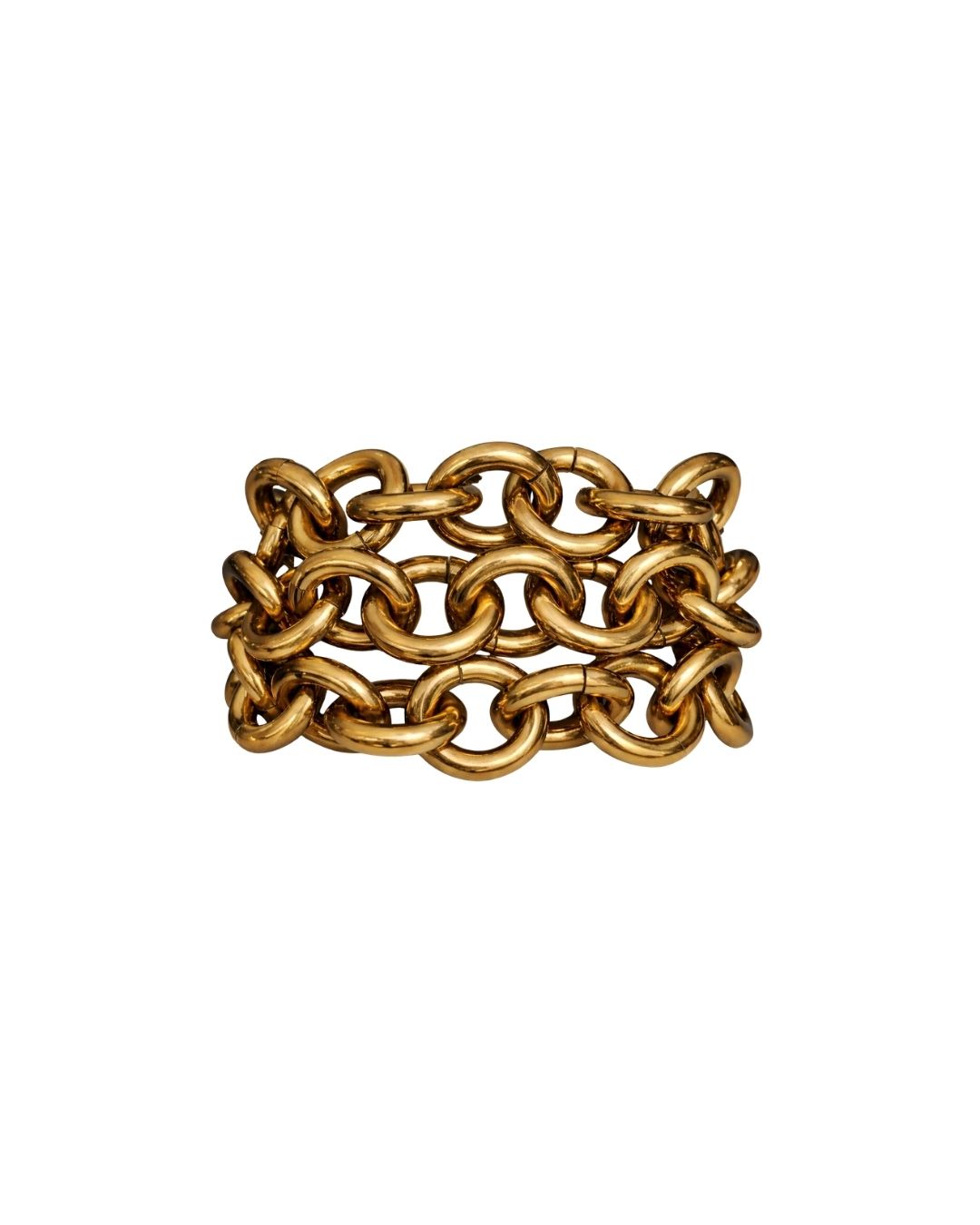 BRACELETE ELOS METALILIC BROWN