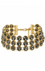 Choker com Cristais em Camadas e Estrutura Dourada – Limited