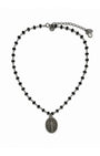 COLAR CURTO SANTO PEQUENO PRETO
