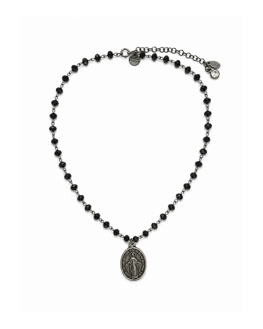 COLAR CURTO SANTO PEQUENO PRETO