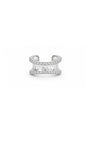 EAR CUFF SHINE TEXTURIZADO PRATEADO