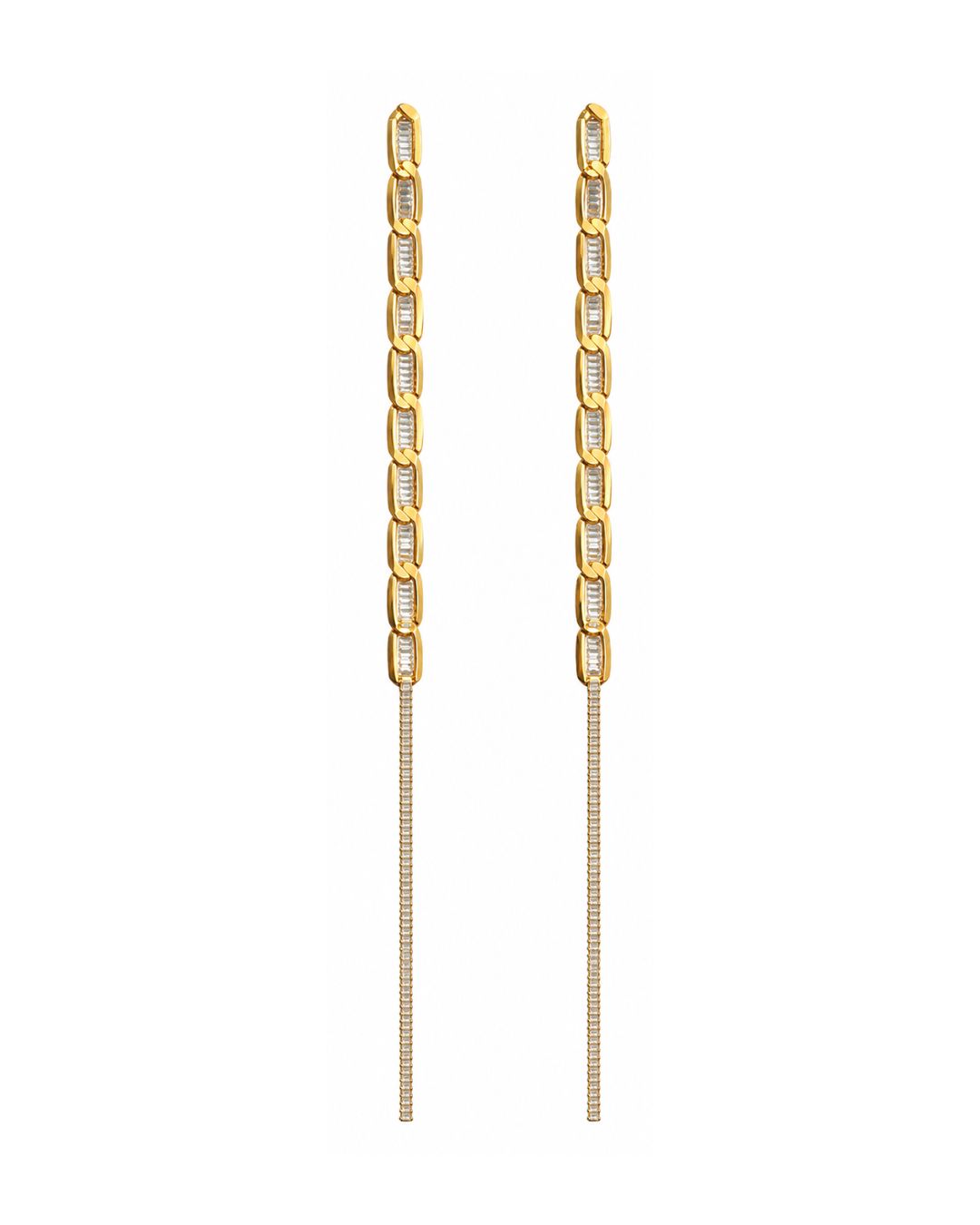 Brinco Elos Shine Dourado