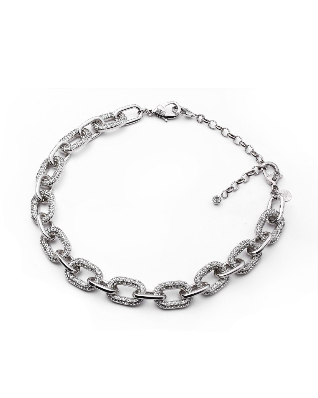 COLAR CURTO COM ELOS E STRASS MULTIFUNCIONAL ESSENTIAL