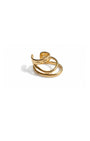 EAR CUFF ORGANIC DESIGN DOURADO