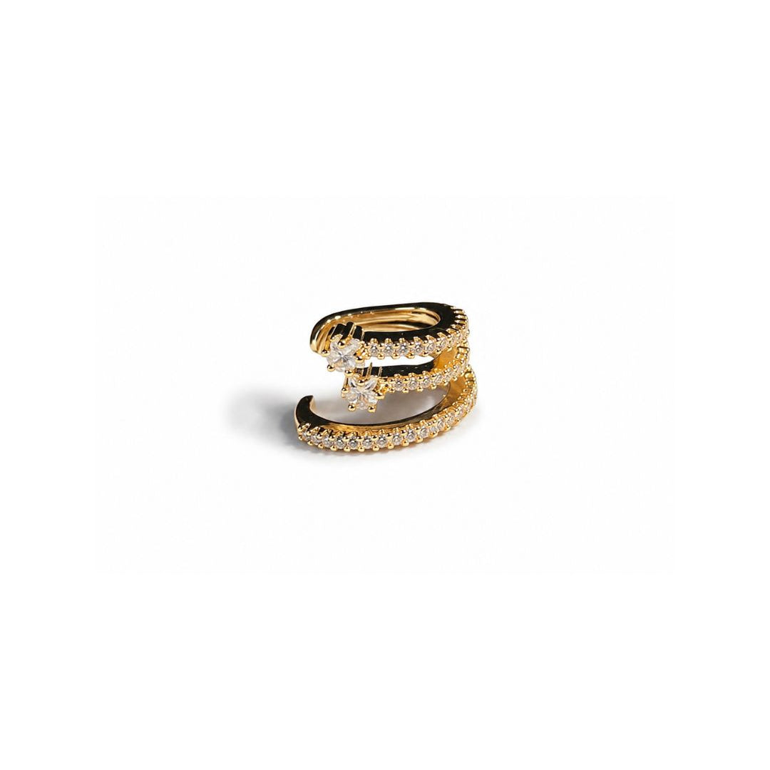 EAR CUFF SHINE ORGANIC DOURADO