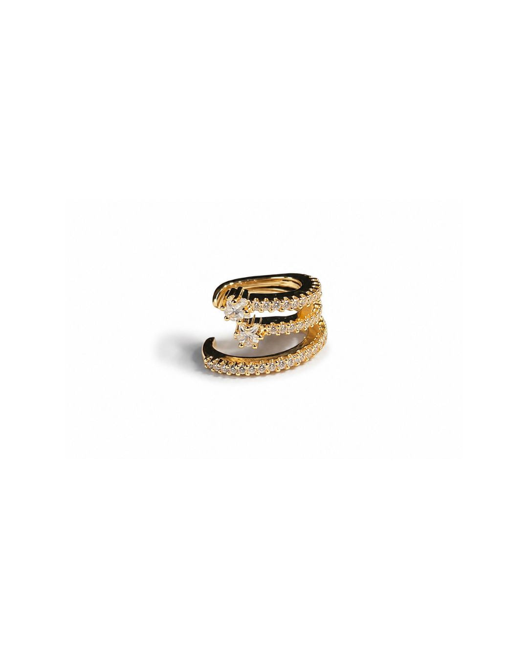 EAR CUFF SHINE ORGANIC DOURADO