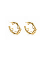 BRINCO ARGOLA ORGANIC DOURADO