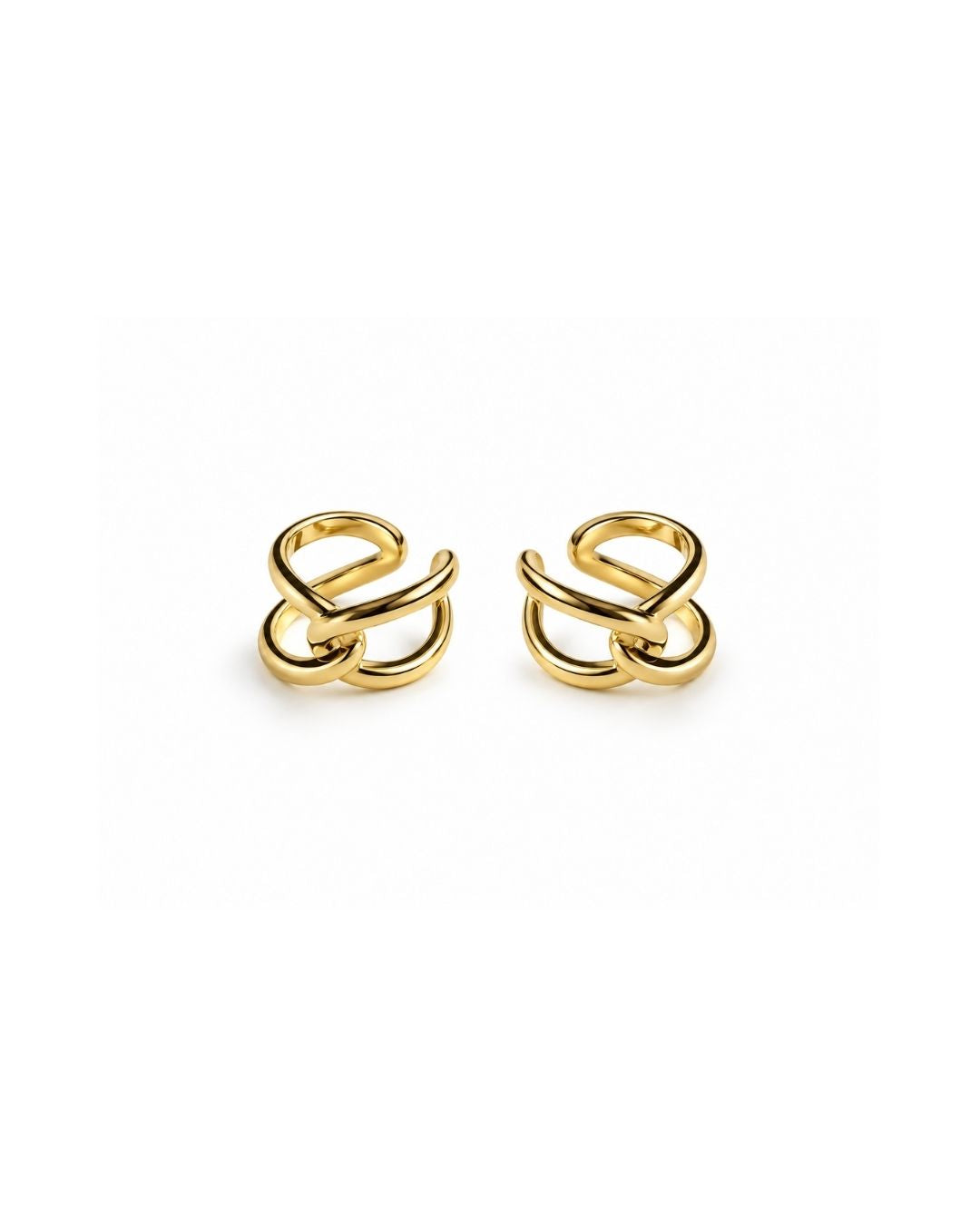 KIT EAR CUFF ORGANIC DOURADO