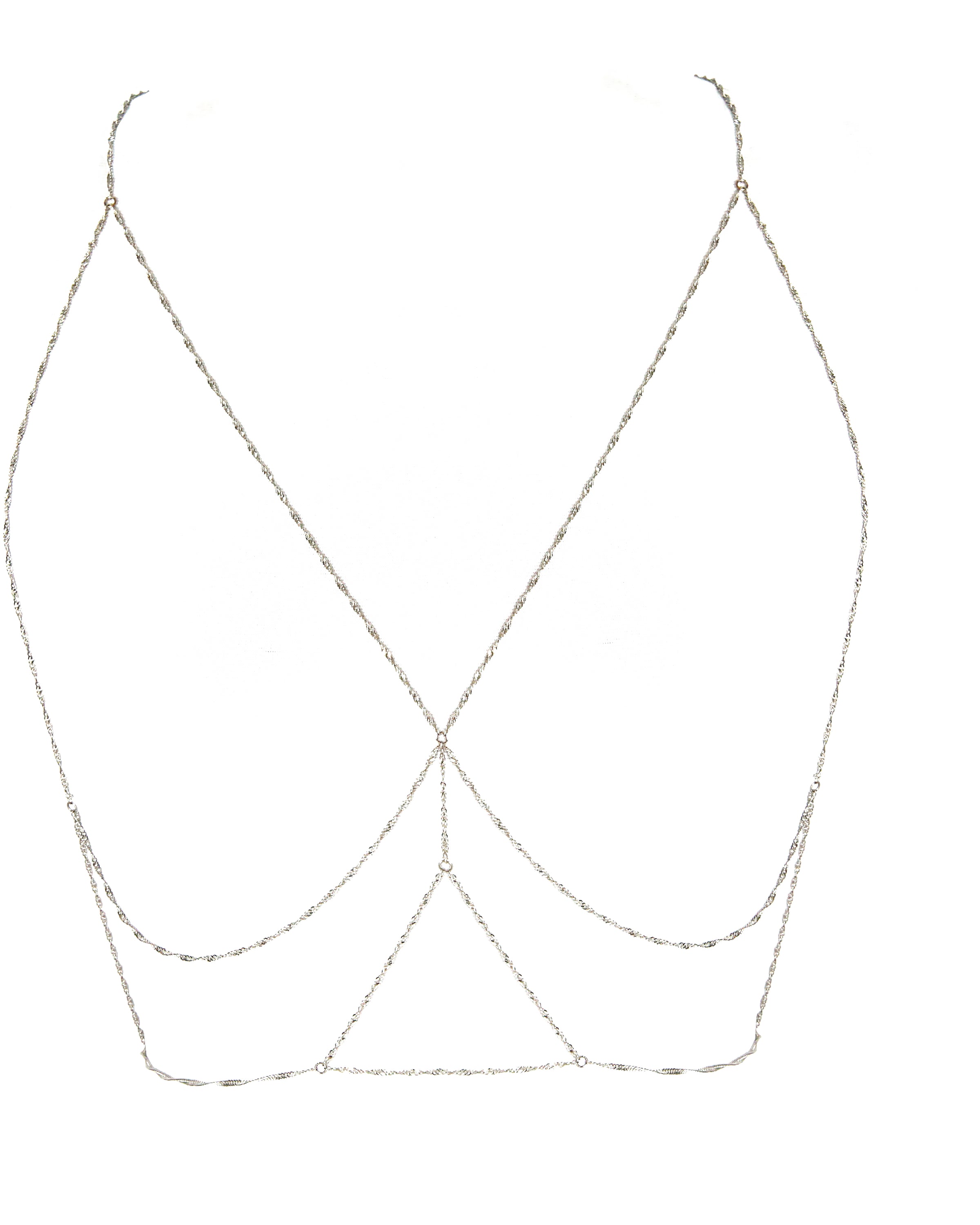Body Chain Correntaria Prateado — imagem 1 | JULIANA MANZINI