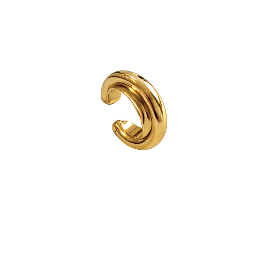 EAR CUFF DESIGN PRESENZA DOURADO