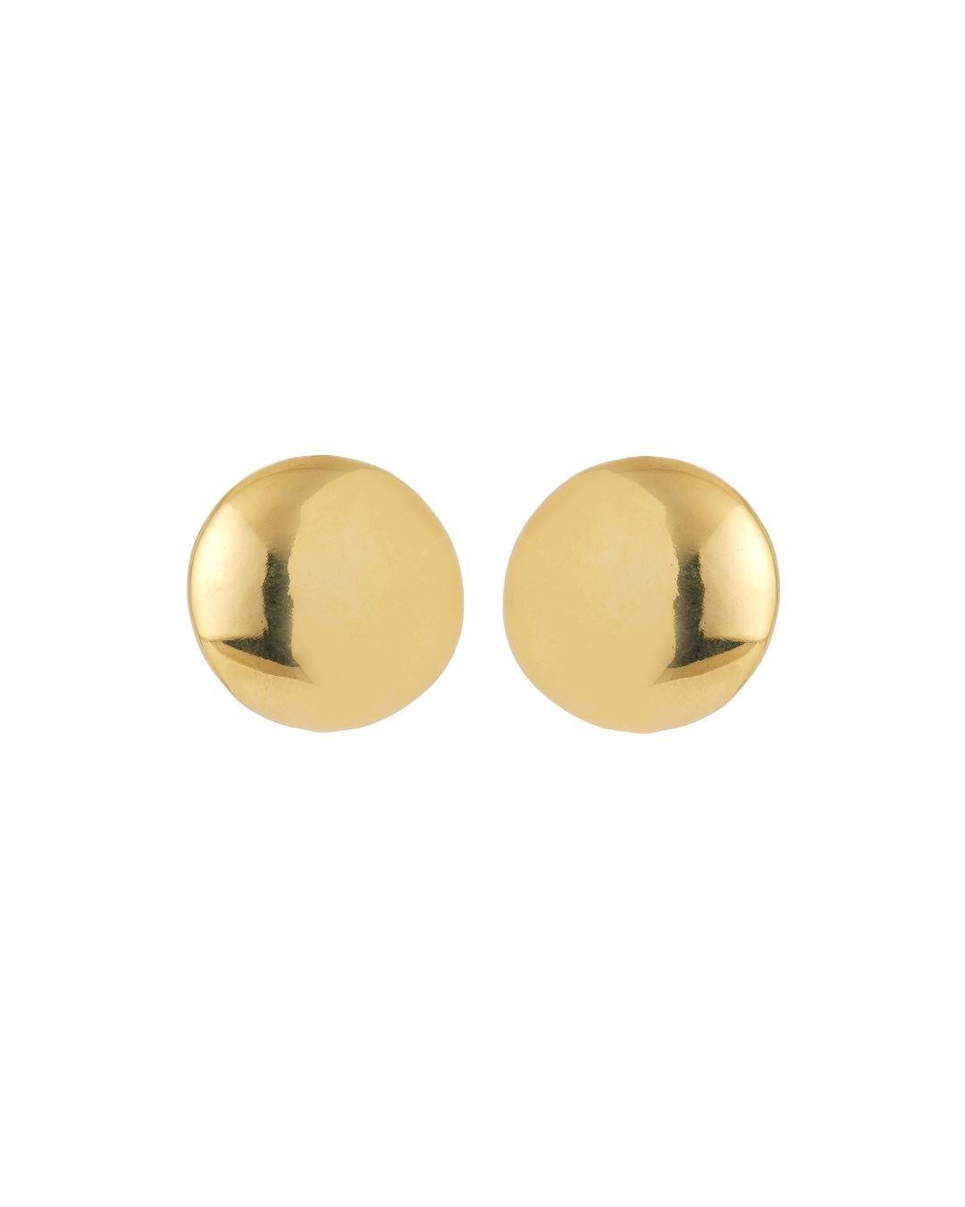 BRINCO BOTÃO BOLD DOURADO | ELETROFORMAÇÃO