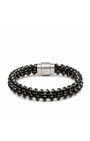 Pulseira Shine Black Diamond com Strass e Fecho Ímã | Juliana Manzini