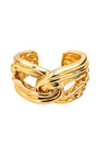 BRACELETE ORGANIC ELETROFORMAÇÃO DOURADO