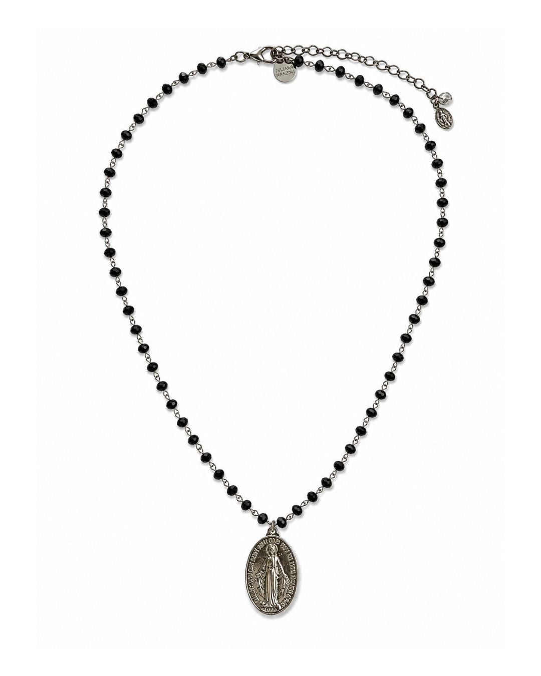 COLAR LONGO SANTO HANDMADE PRETO