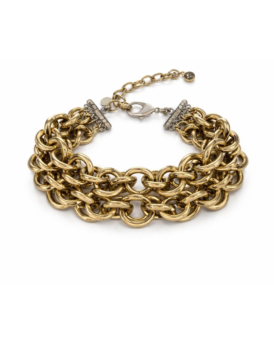 MAXI COLAR ELOS METALLIC BROWN