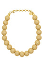 COLAR CURTO ESFERAS SHINE DOURADO
