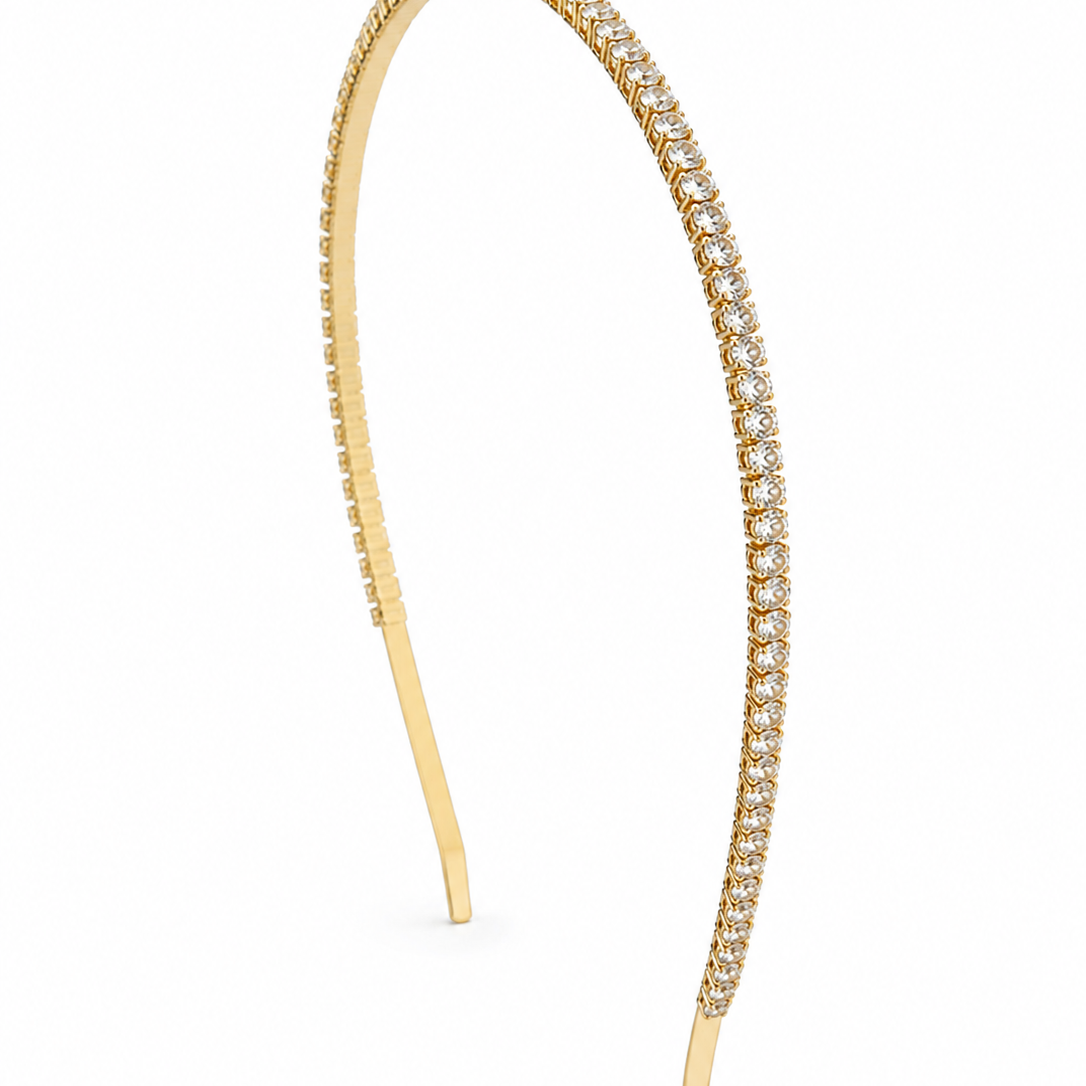 TIARA STRASS SHINE DOURADO | JULIANA MANZINI