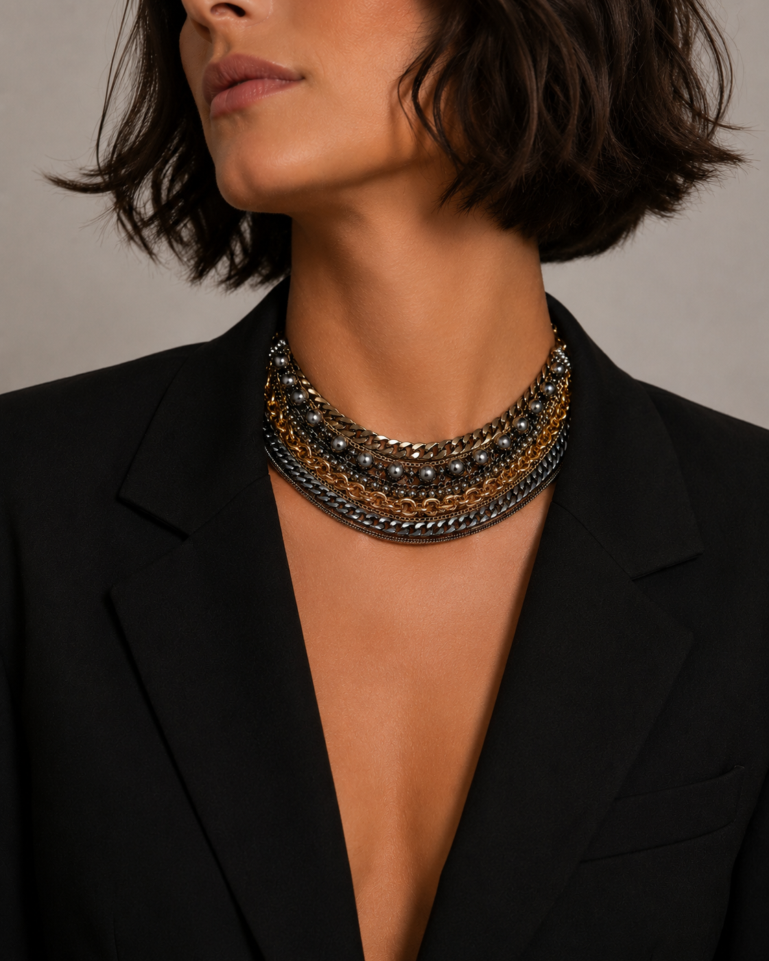 MAXI COLAR CORRENTARIA MIX AND MATCH