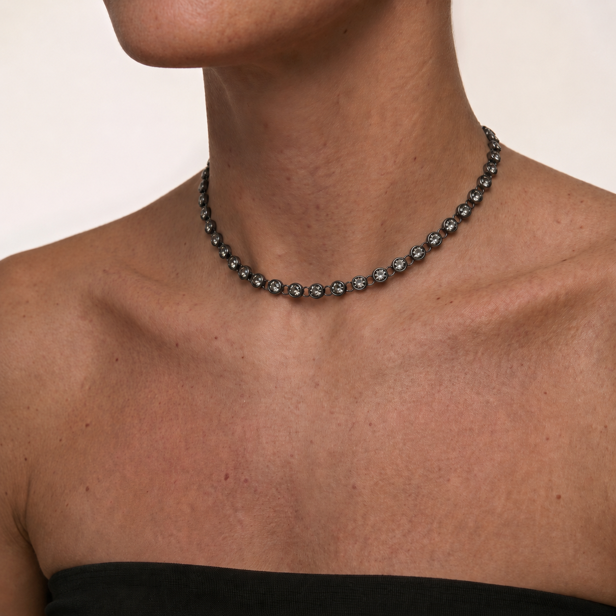 COLAR PONTO DE LUZ BLACK DIAMOND
