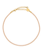 COLAR CURTO STRASS ROSE DOURADO