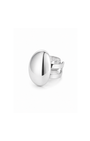 Anel Grande Oval Design Prateado