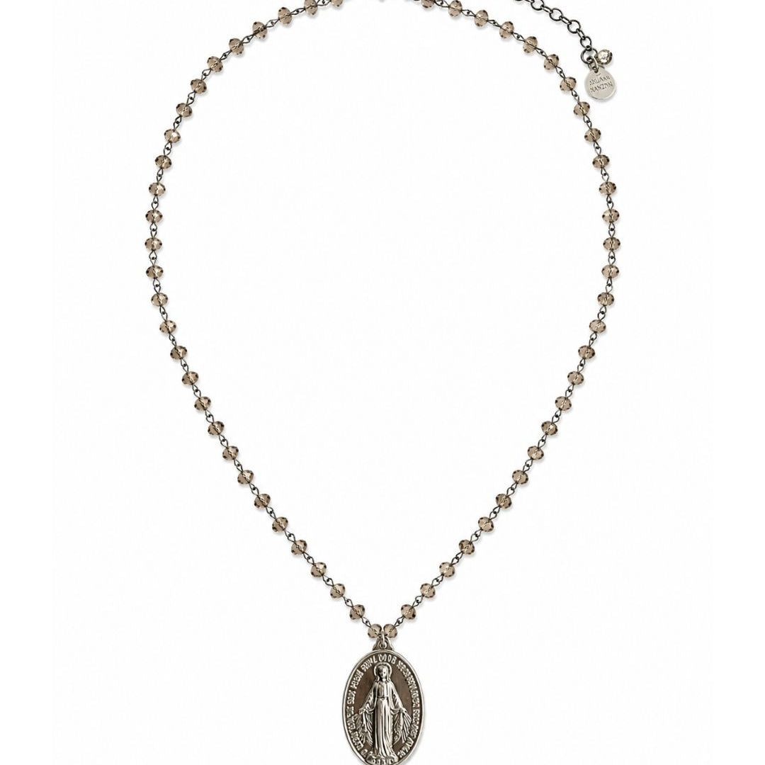 COLAR LONGO SANTO HANDMADE BLACK DIAMOND
